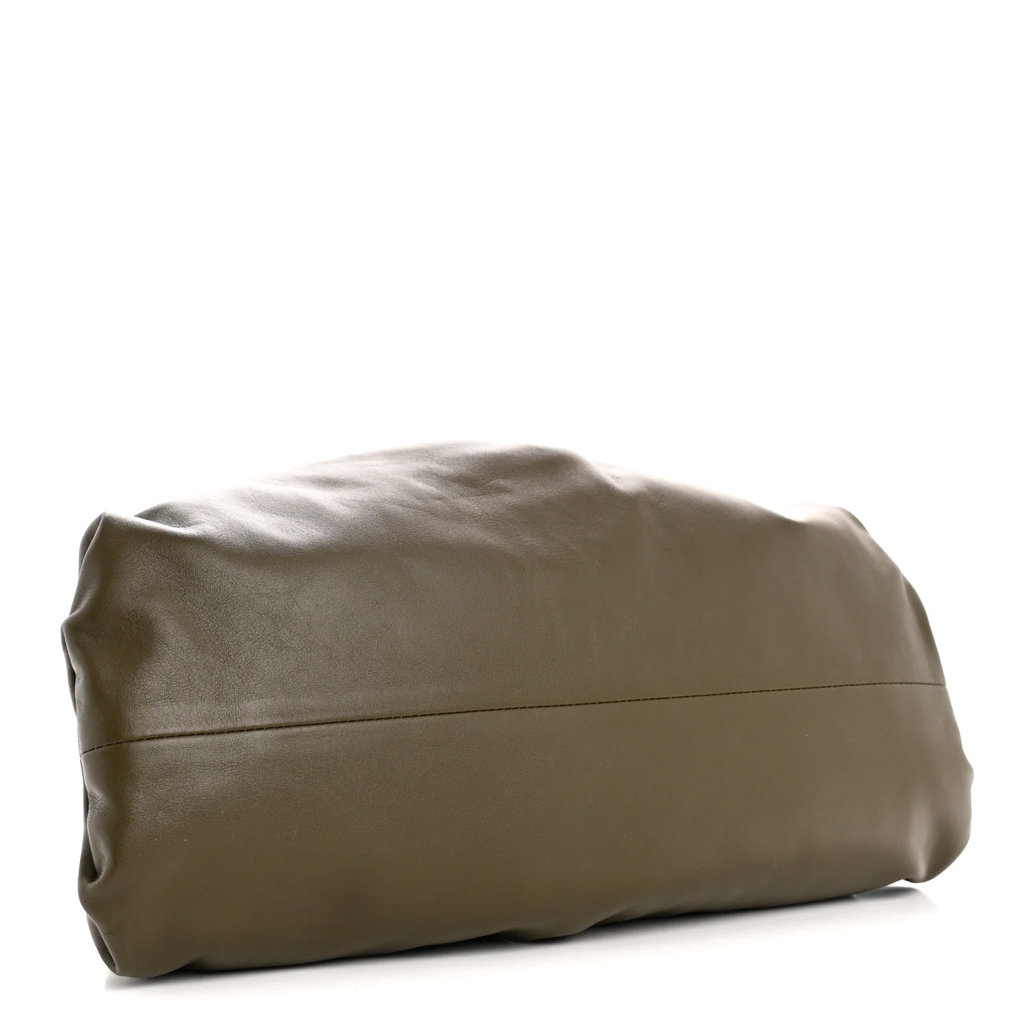 Smooth Butter Calf The Pouch Oversized Clutch Mustard - Top Club