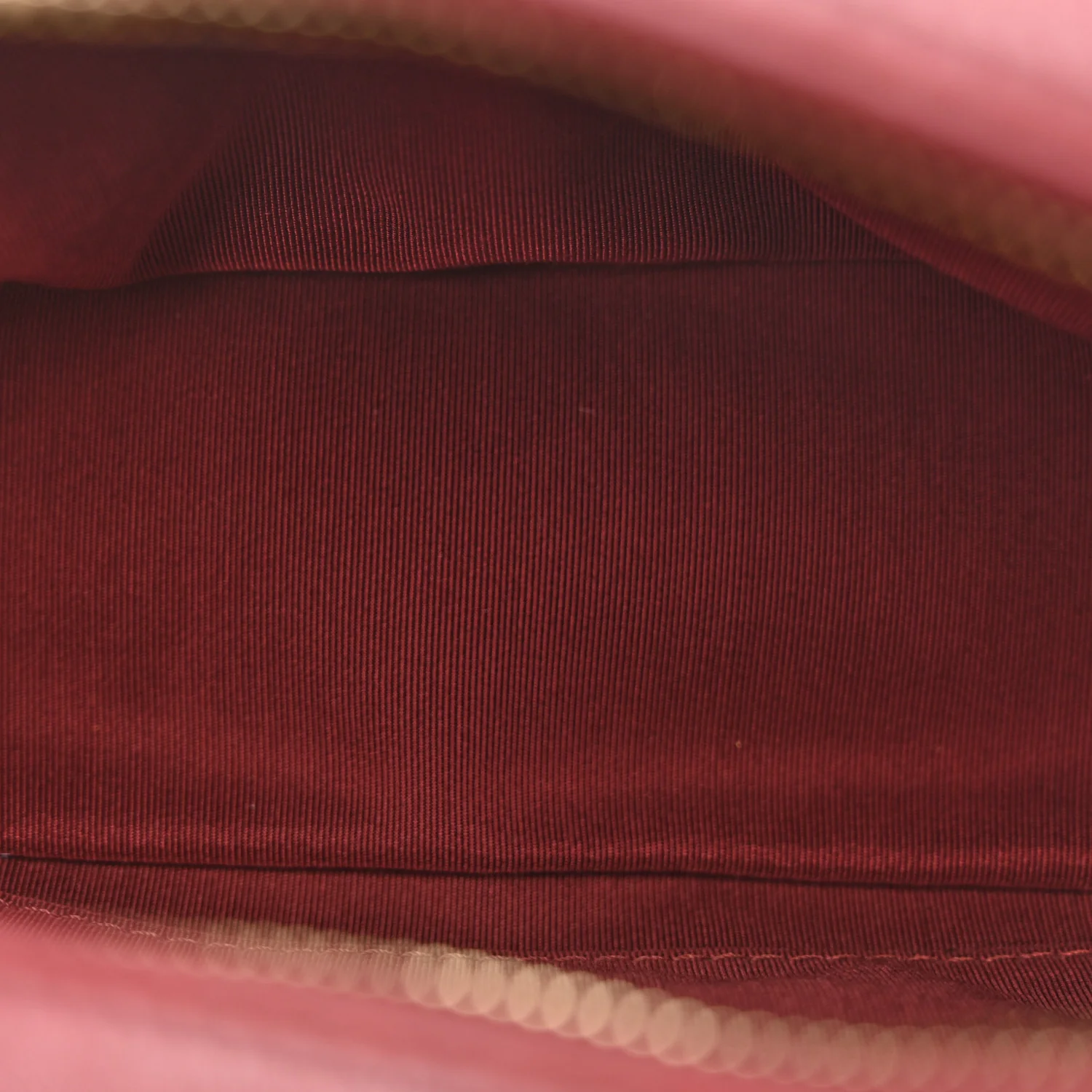 Calfskin Quilted CC Small Vanity Case Dark Red - Top Club