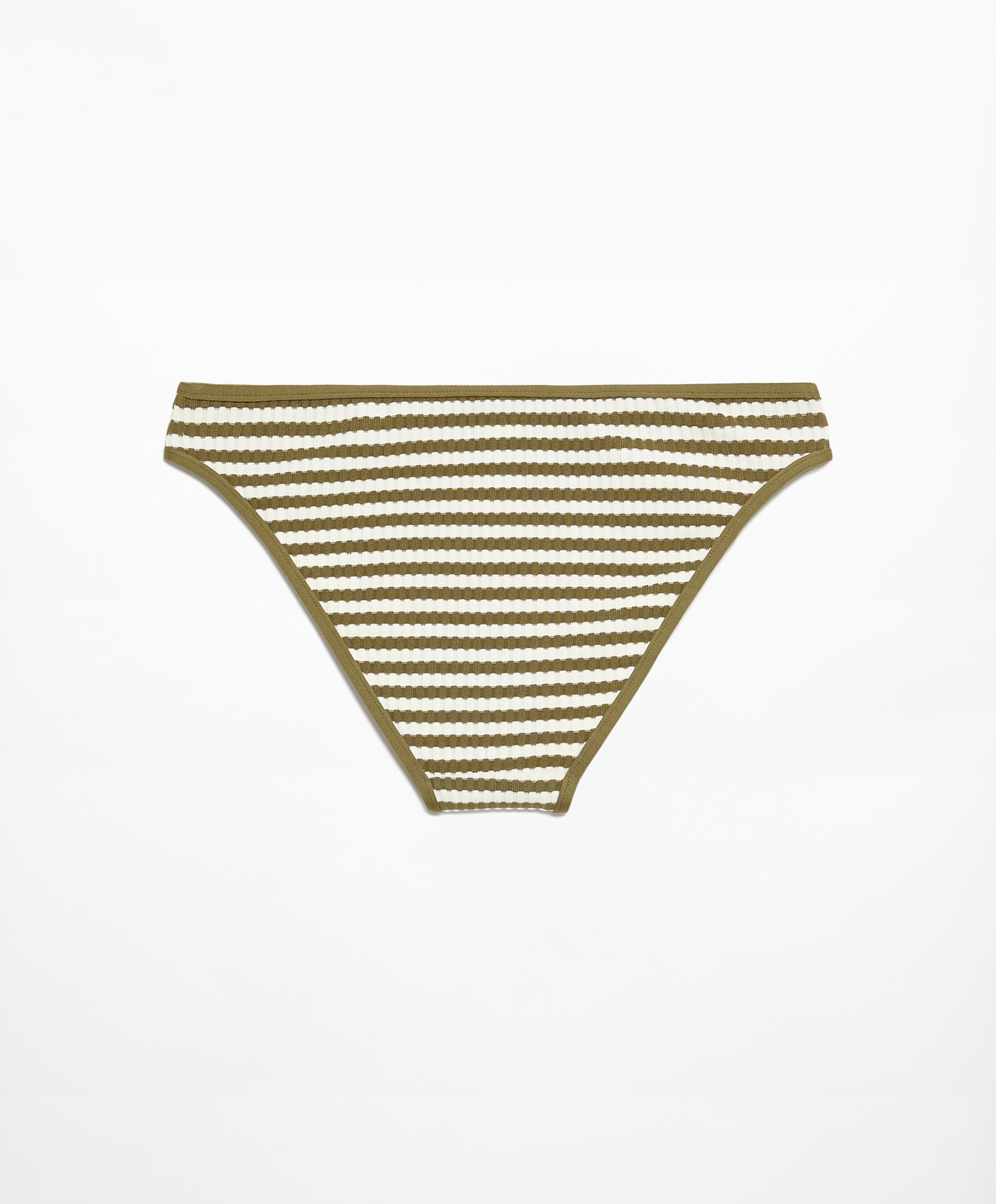 OYSHO Textured stripe classic bikini briefs