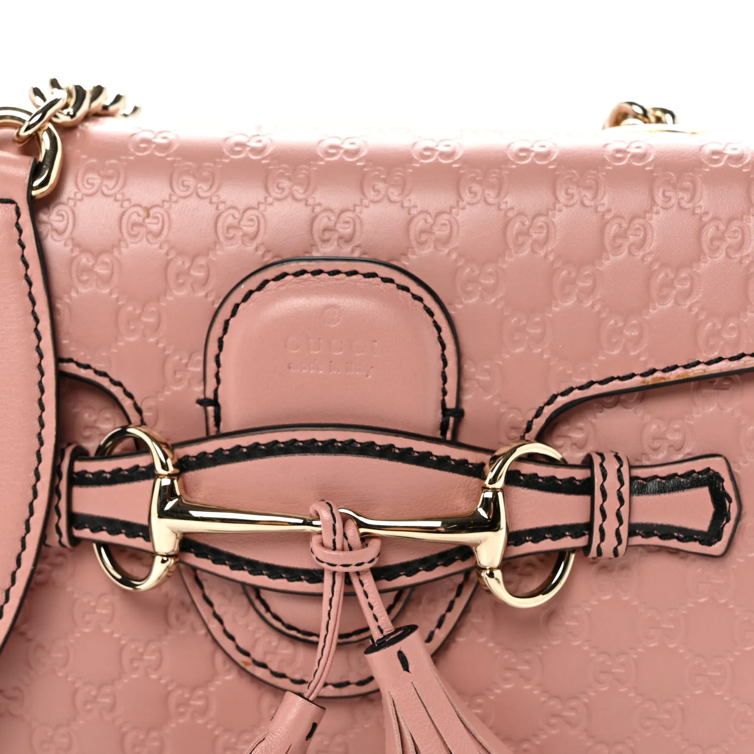Microguccissima Mini Emily Shoulder Bag Soft Pink - Top Club