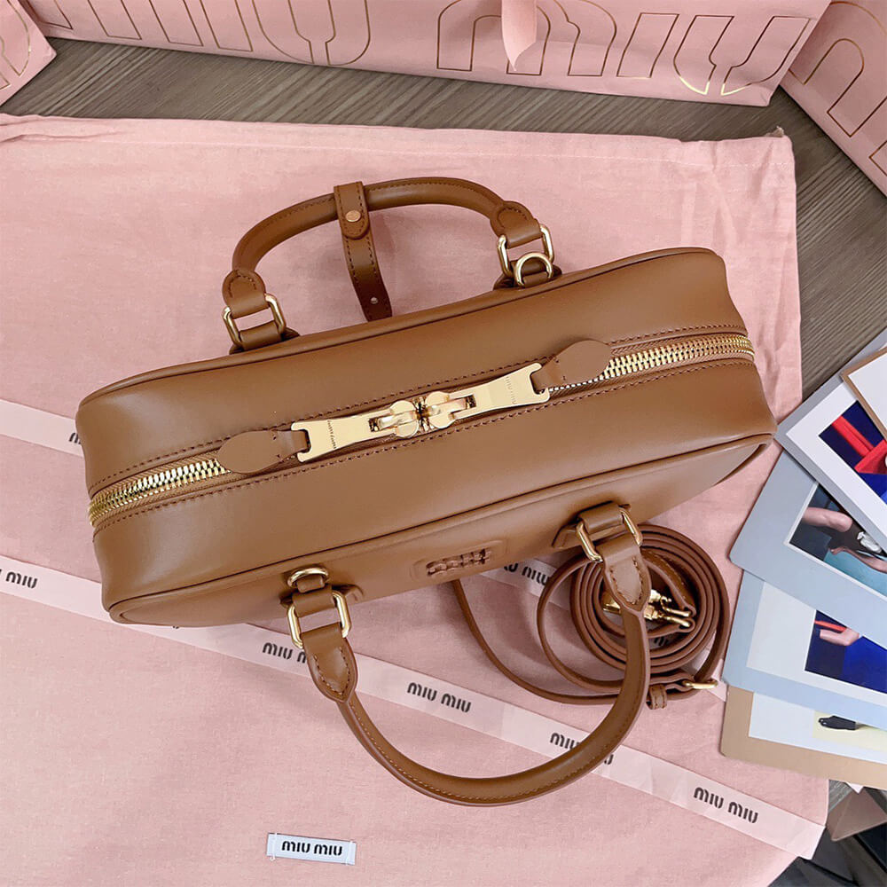 MIUMIU Large Arcadie Leather Bag(HIGH-END GRADE) - Top Club