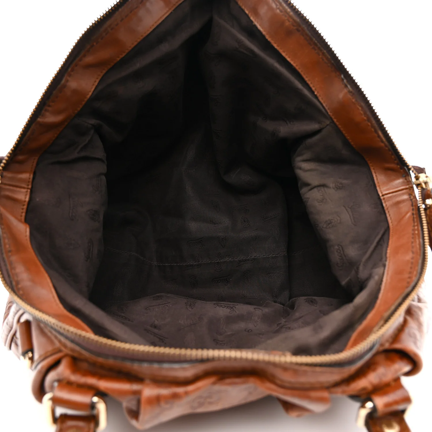 Guccissima Medium Sukey Tote Brown - Top Club