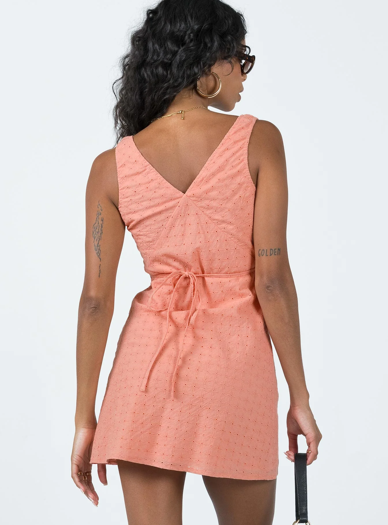 Nellie Mini Dress Rust
