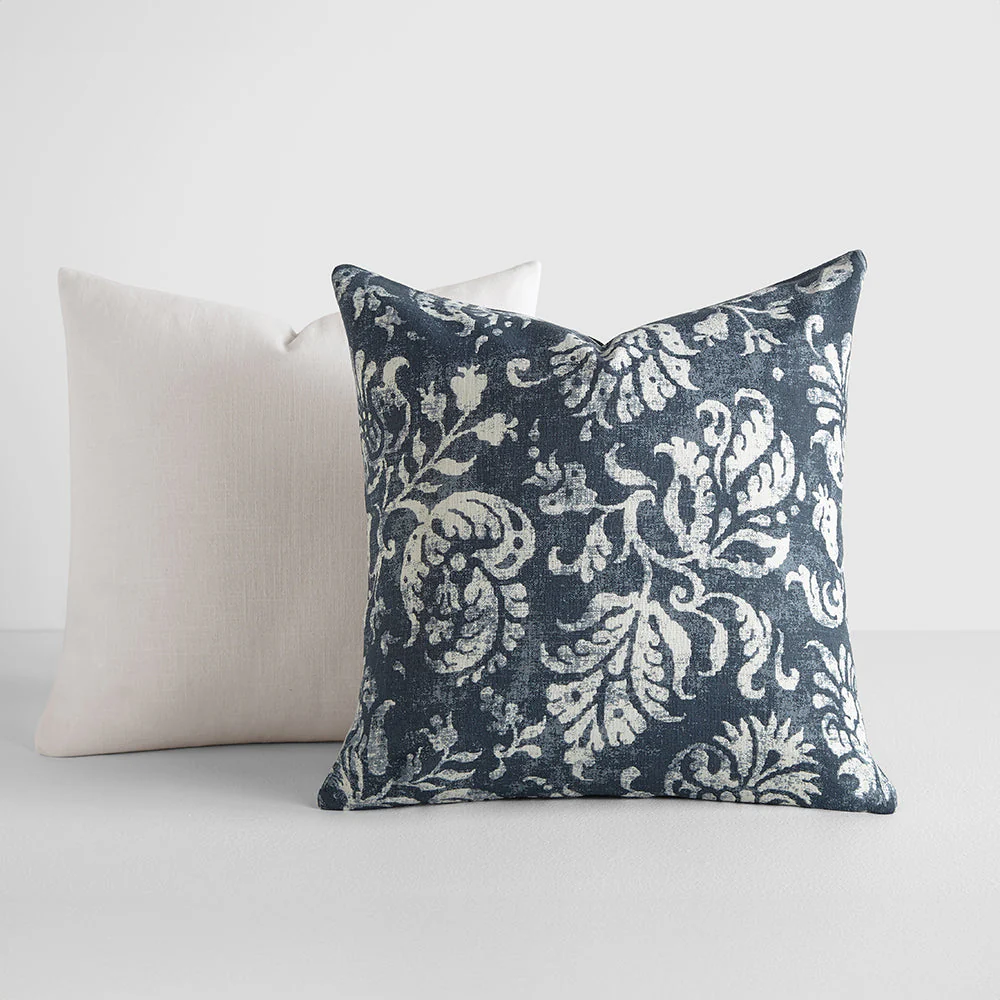 2-Pack Distressed Floral Décor Throw Pillows (Sale)