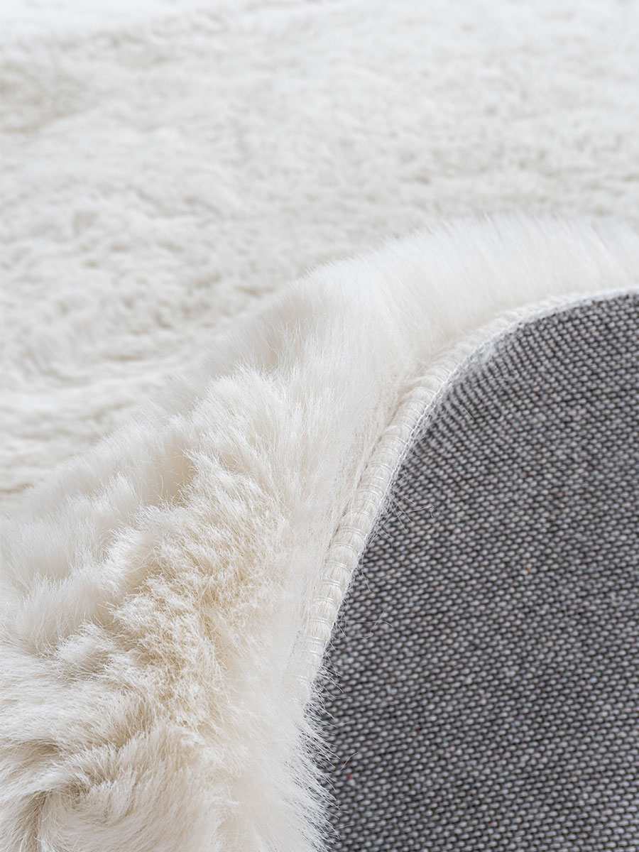 Vloerkleed Morbido Beige – Kiezelvormig 200 x 280 cm