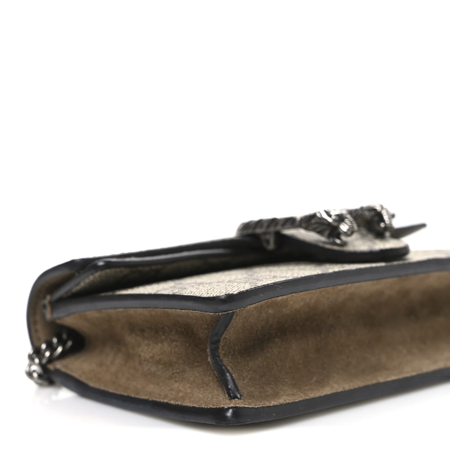 GG Supreme Monogram Super Mini Dionysus Shoulder Bag Taupe - Top Club