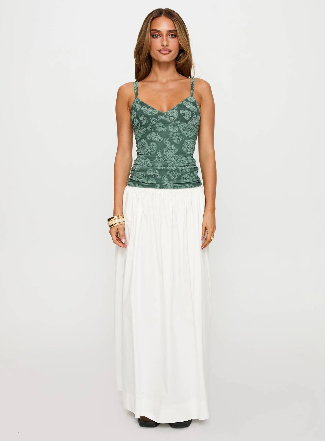 Attention On Me Top Teal