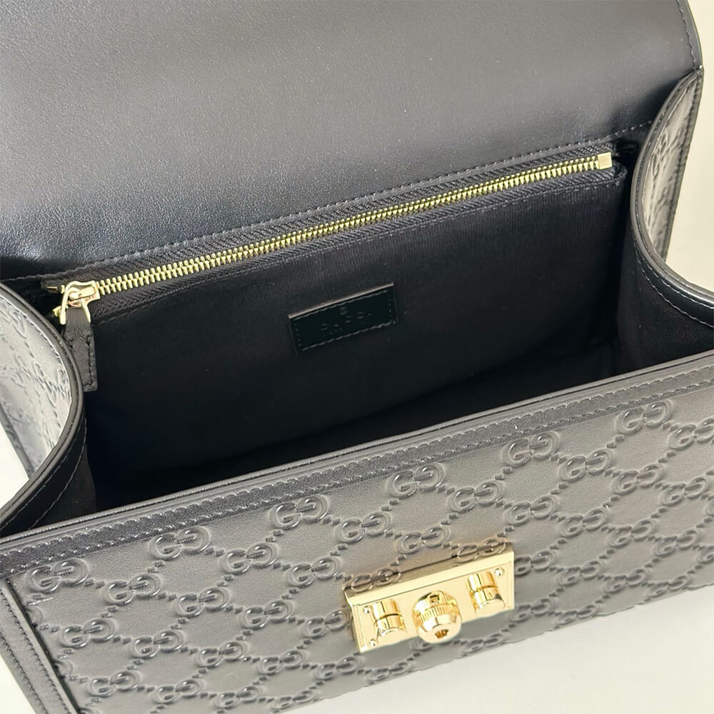Gucci Padlock medium top handle bag - Top Club