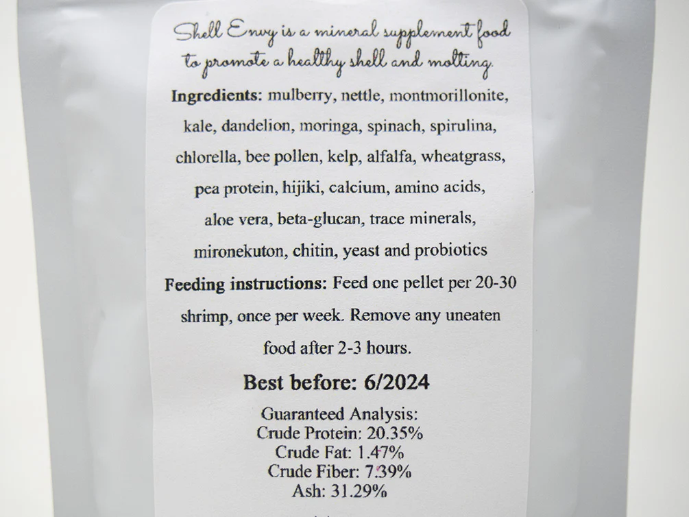Shrimp Envy - Shell Envy Mineral Shrimp Food