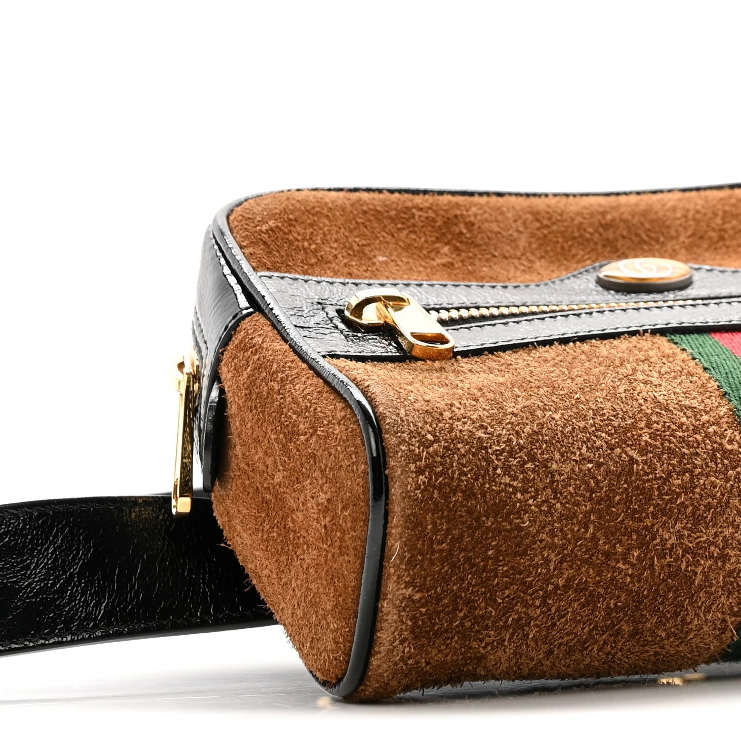 Suede Small Ophidia Belt Bag 85 34 Brown - Top Club