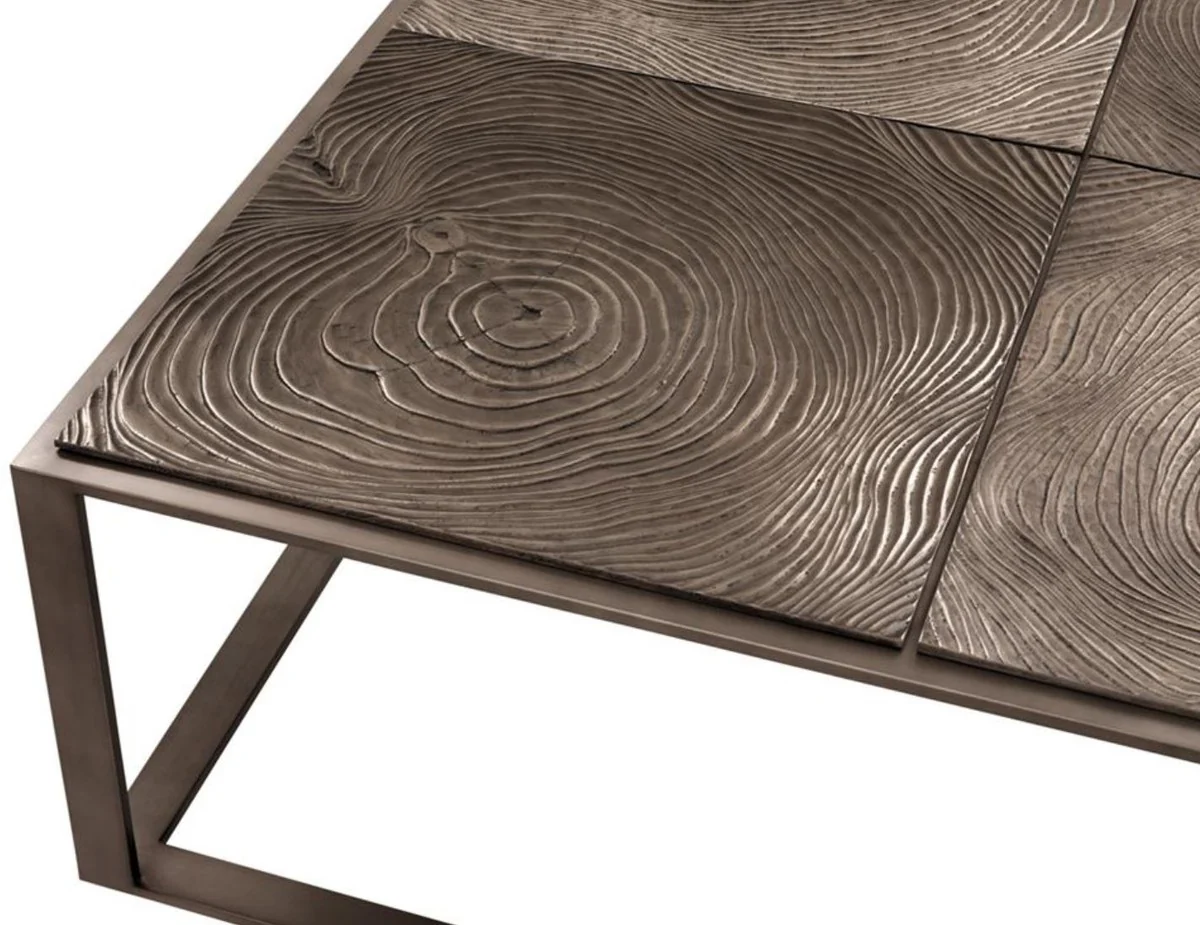 Luxury coffee table / living room table pink bronze 100 x 100 x H. 35 cm - Hotel Furniture