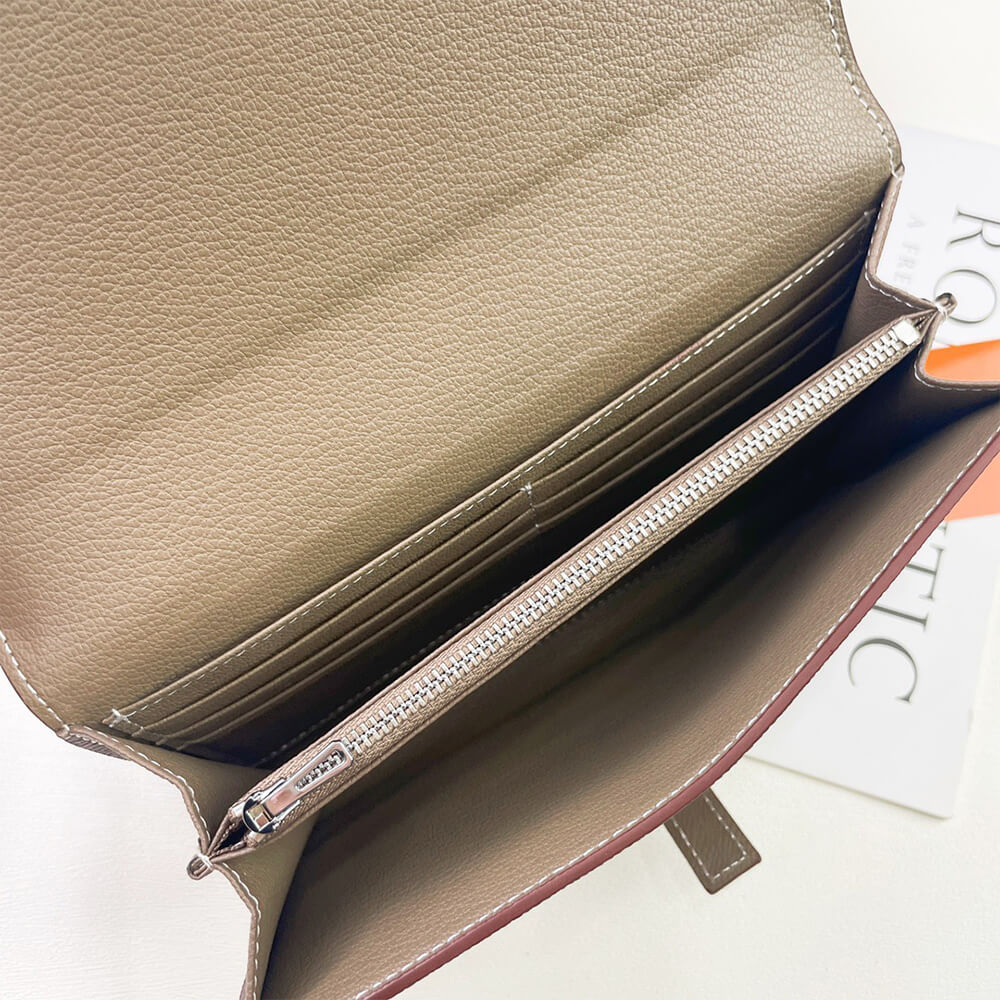 HERMES New H Passant Toutenmain wallet(HIGH-END GRADE) - Top Club