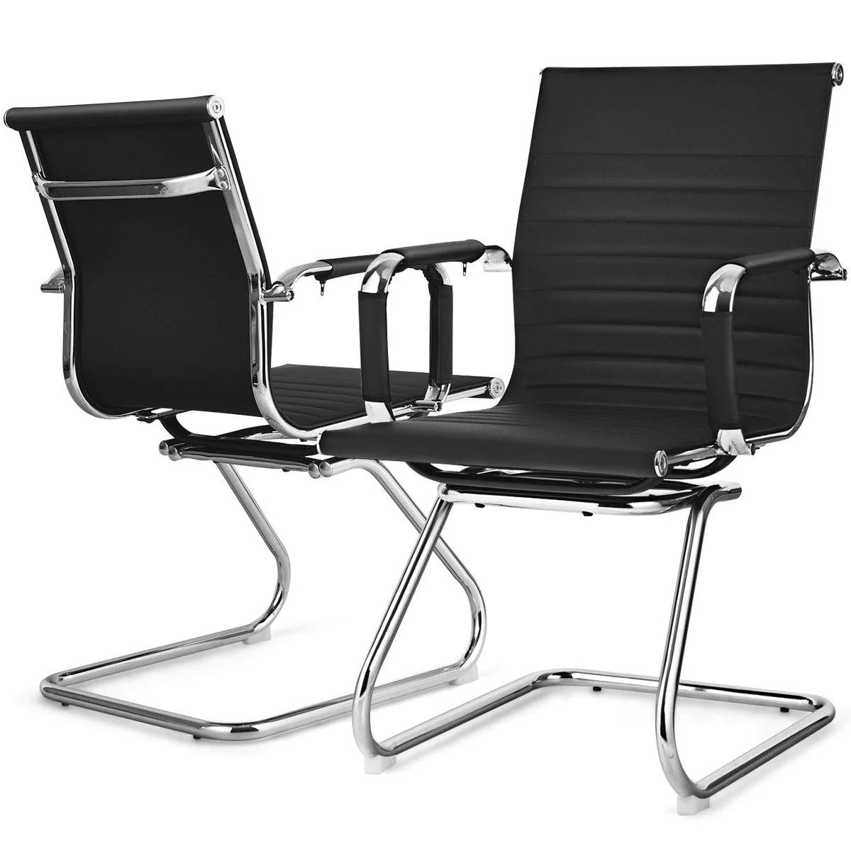 BEFOUNDLOVELY Office Reception Chairs- Guest Chairs, Conference Chair with Arm, Anti-Slip Foot Pads