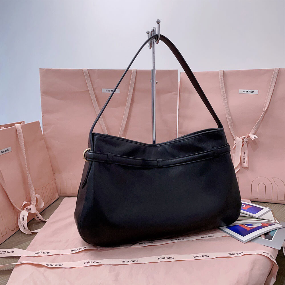 MIUMIU Medium Aventure nappa leather bag(HIGH-END GRADE) - Top Club