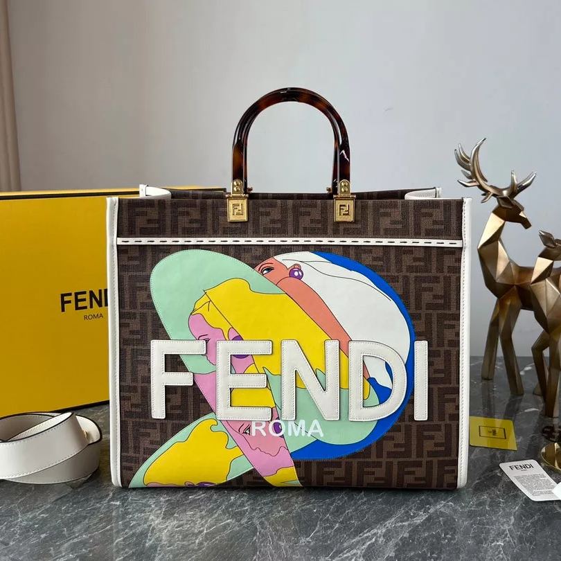 Fd Sunshine Shopper Meduim Bag - Top Club