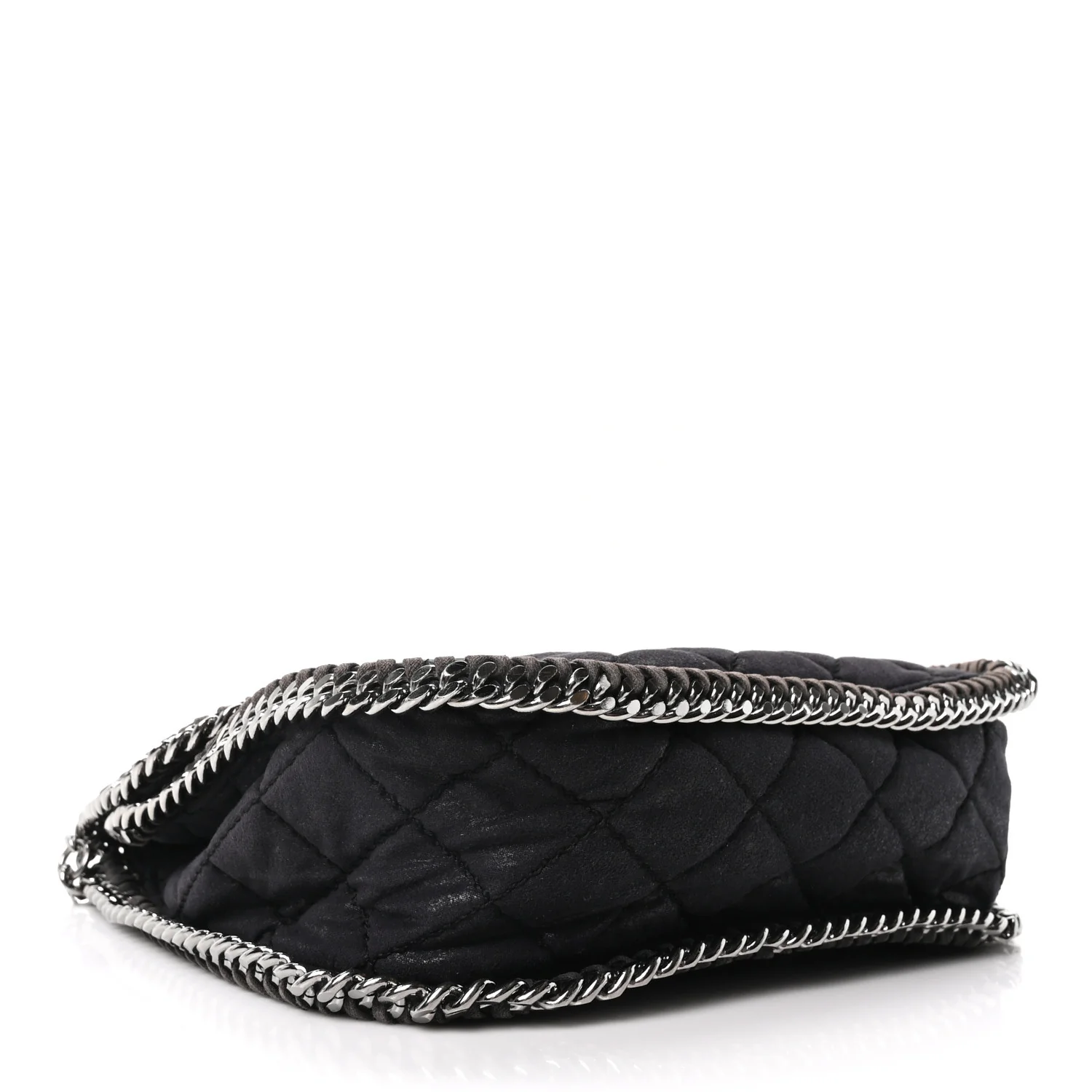 Shaggy Deer Quilted Falabella Shoulder Bag Black - Top Club