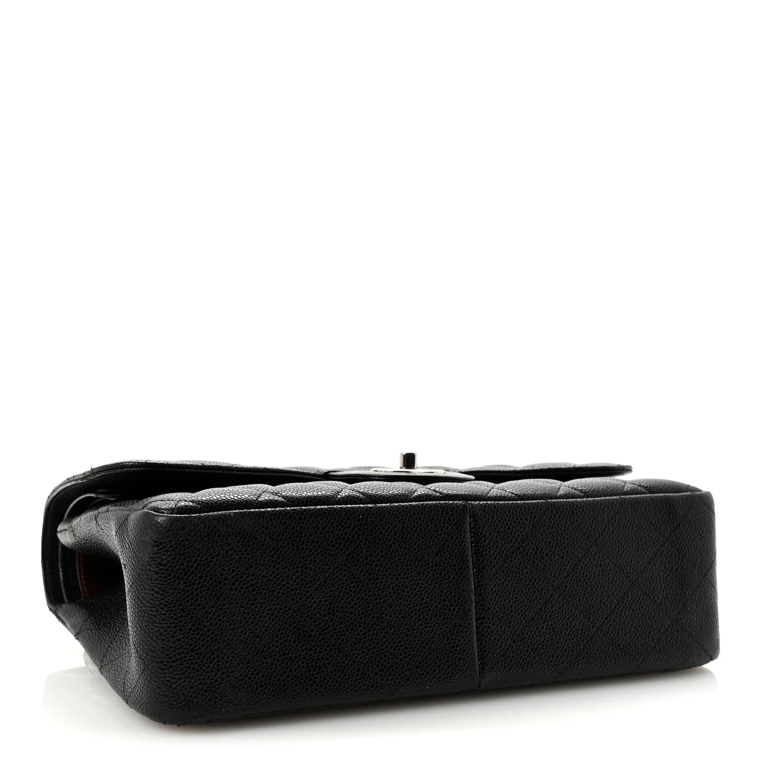 Caviar Quilted Jumbo Double Flap Black - Top Club