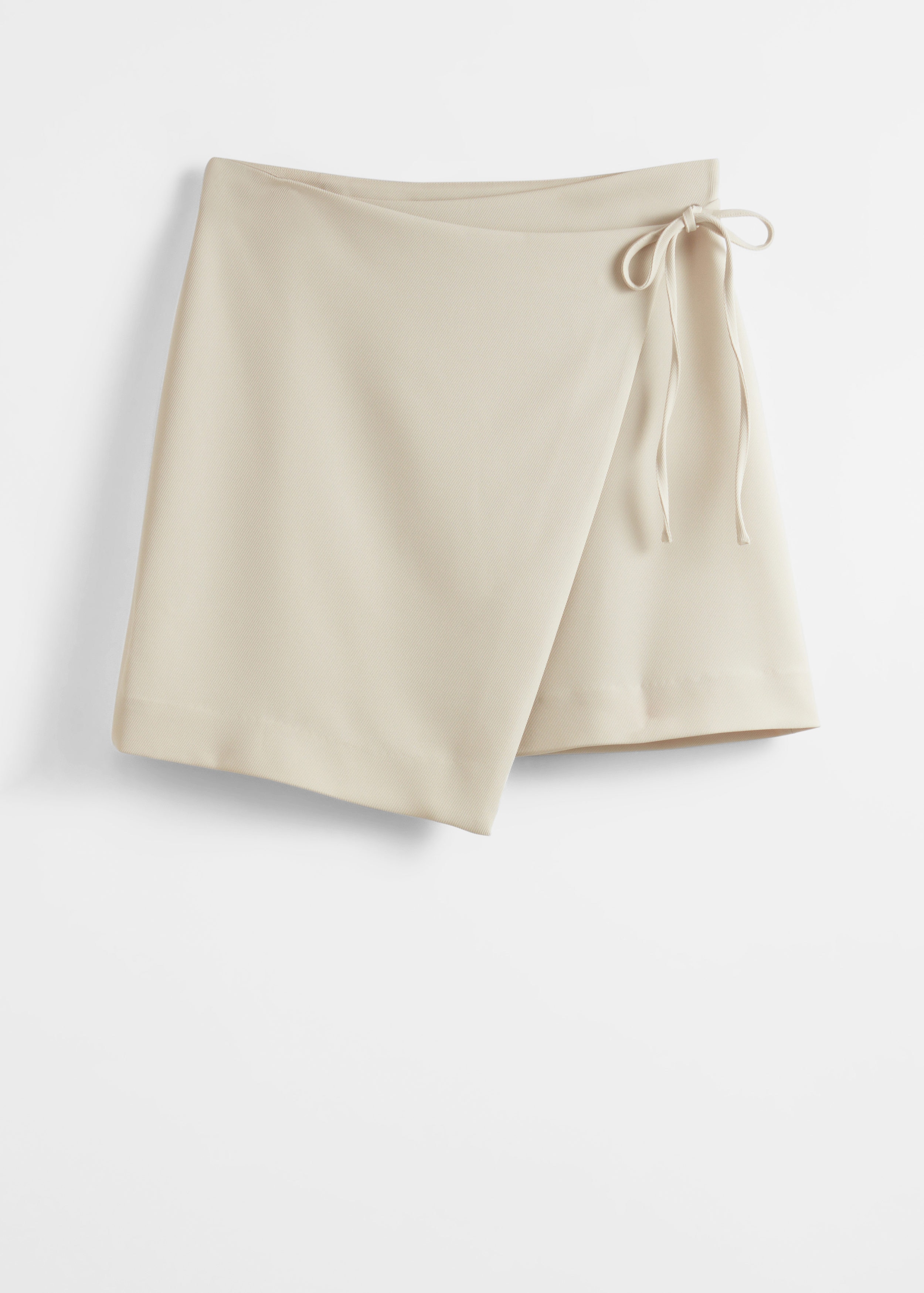 & Other Stories TAILORED MINI WRAP SKIRT