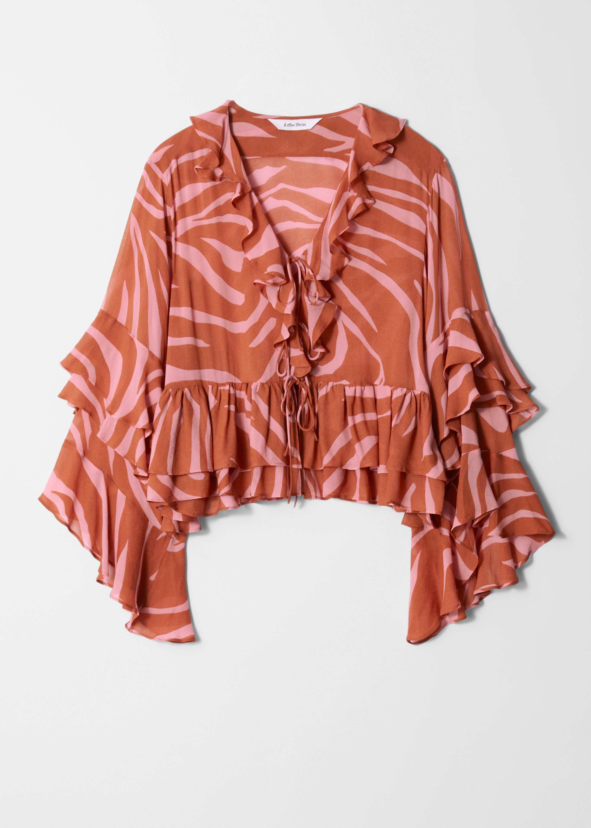 & Other Stories RUFFLE BLOUSE