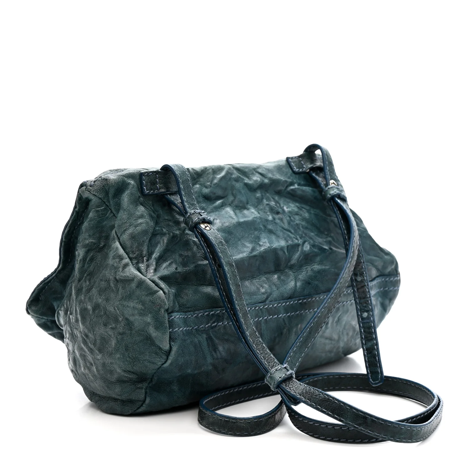 Tumbled Sheepskin Mini Pandora Mineral Blue - Top Club