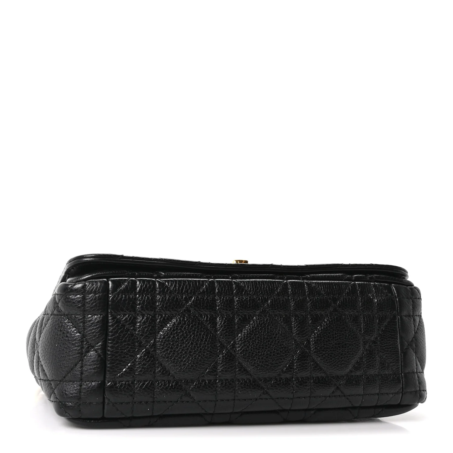 Calfskin Cannage Small Caro Bag Black - Top Club