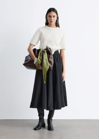 & Other Stories RIB-KNIT T-SHIRT