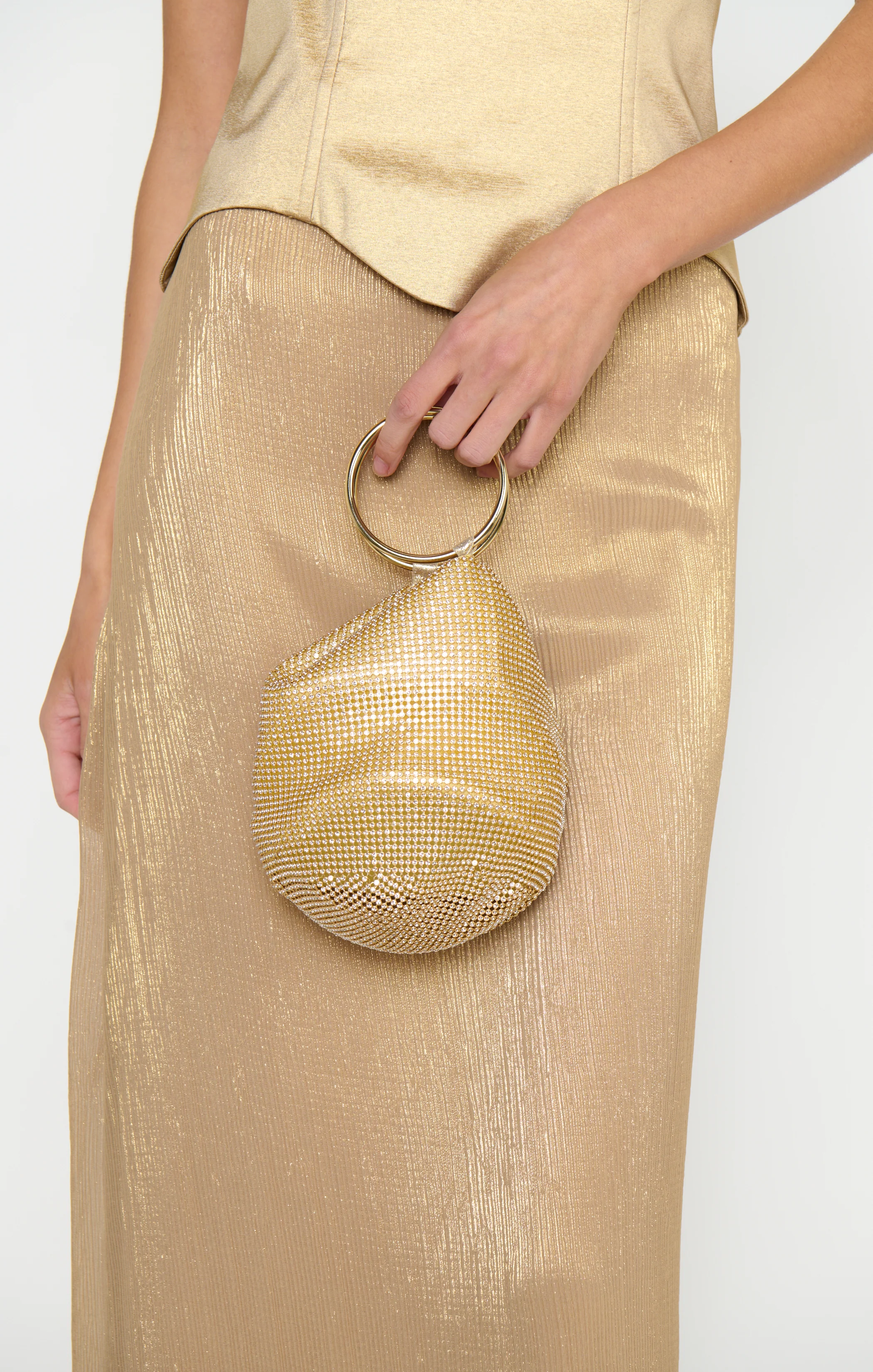 Celeste Crystal Bag ~ Gold