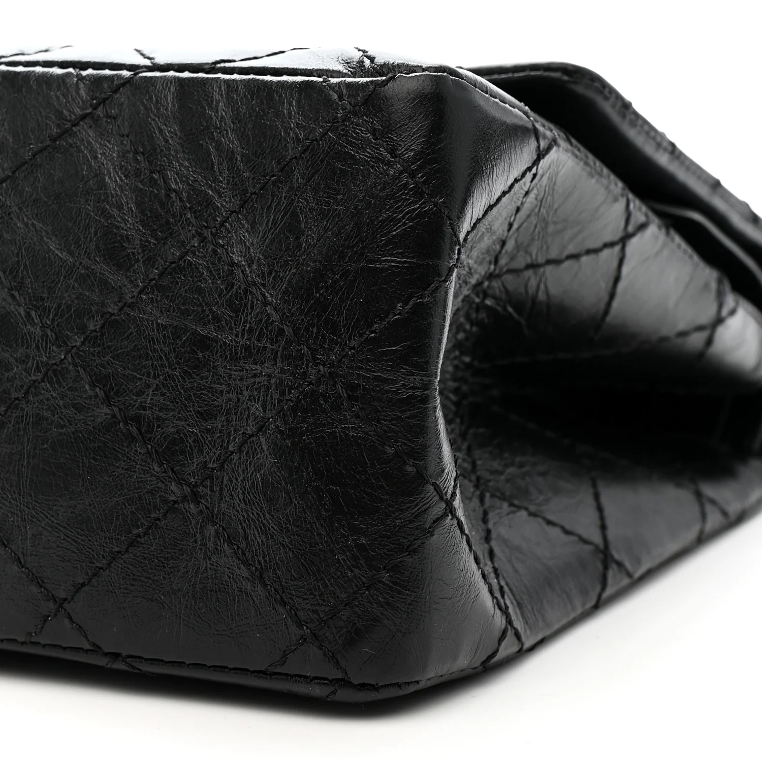 Aged Calfskin Quilted 2.55 Reissue 226 Flap So Black - Top Club