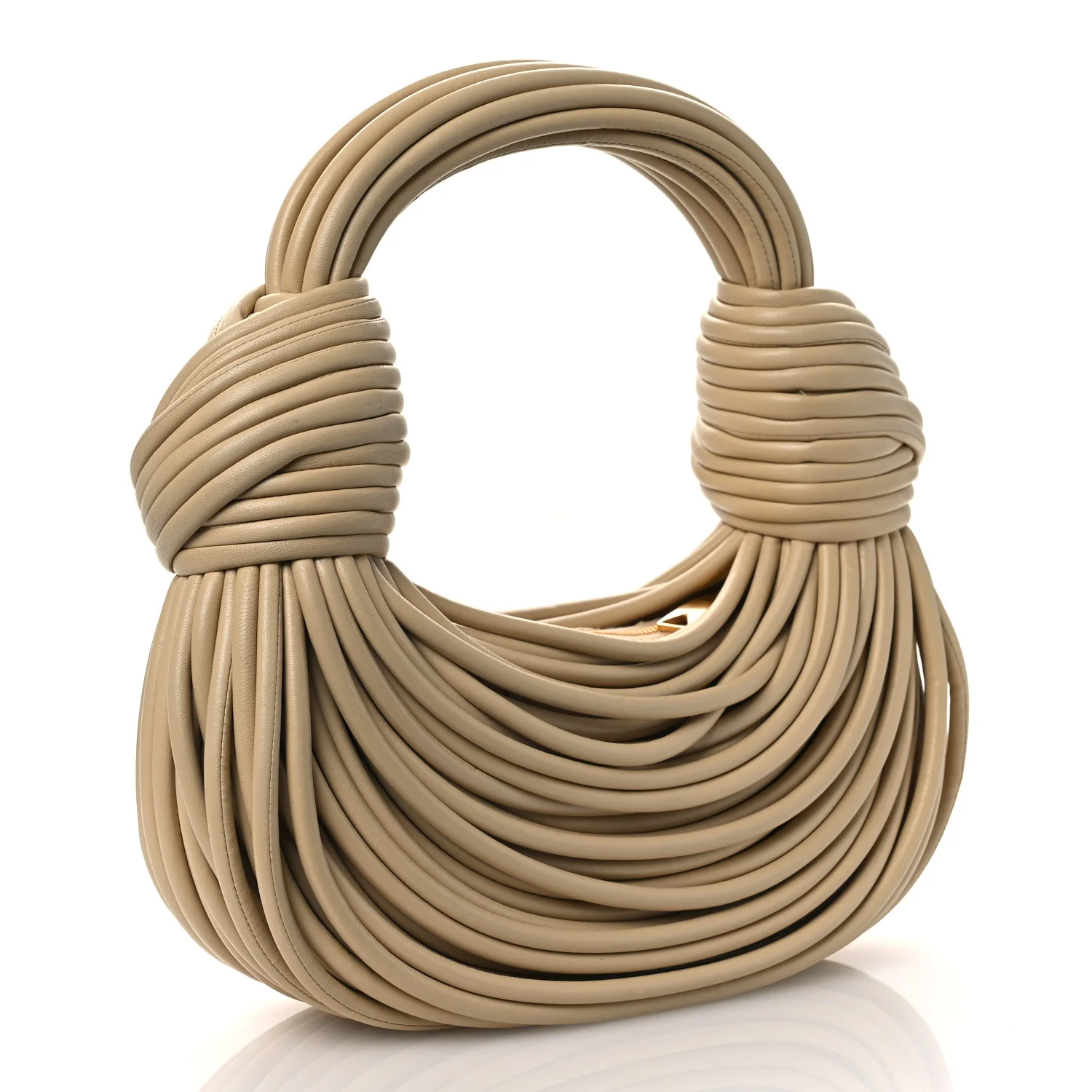 Nappa Mini Tubular Double Knot Porridge - Top Club