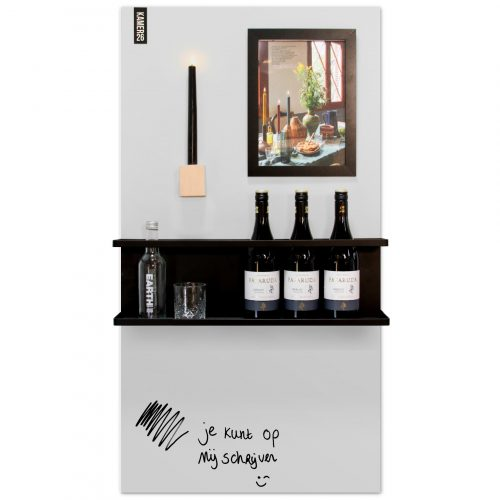 Magneetbord mat - krijtbord wit 60x140 cm