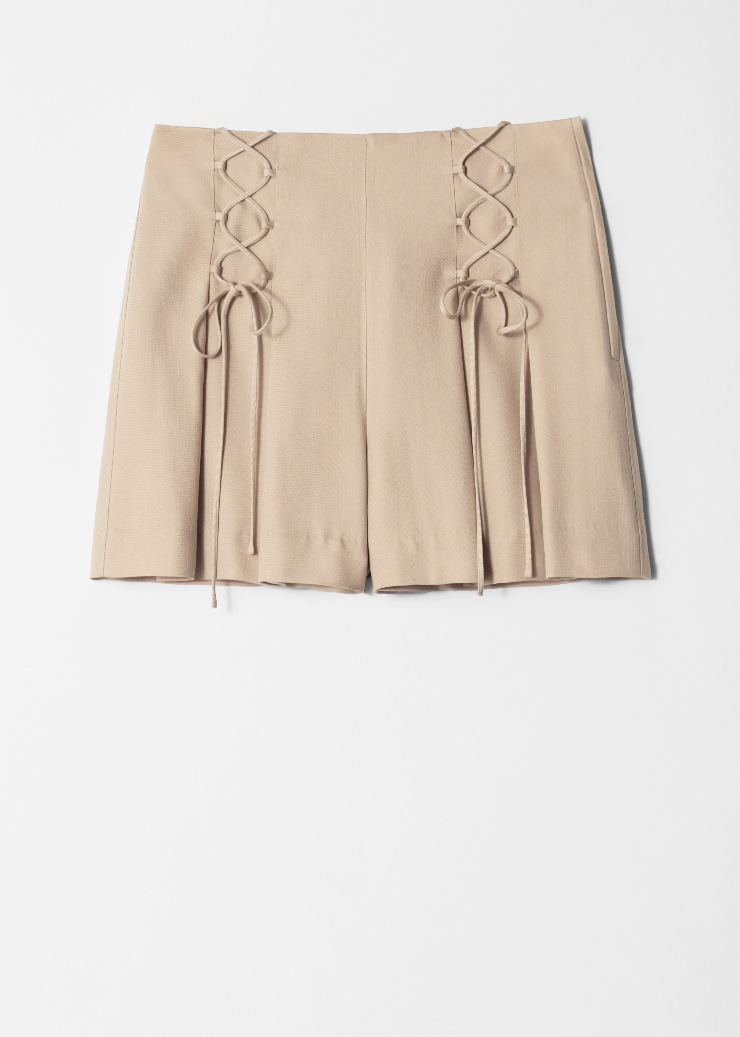 & Other Stories LACE-UP SHORTS