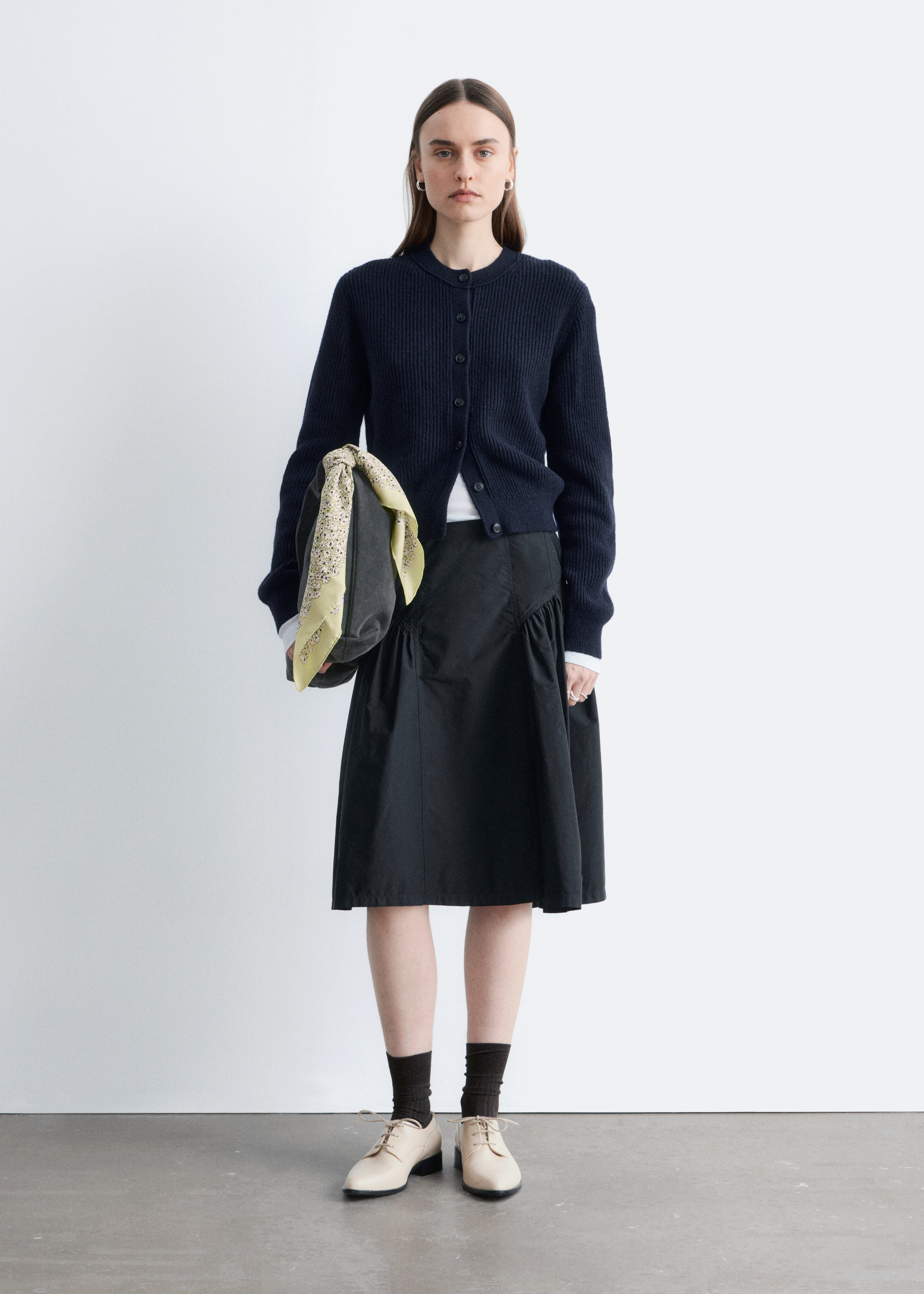& Other Stories RIB-KNIT CARDIGAN