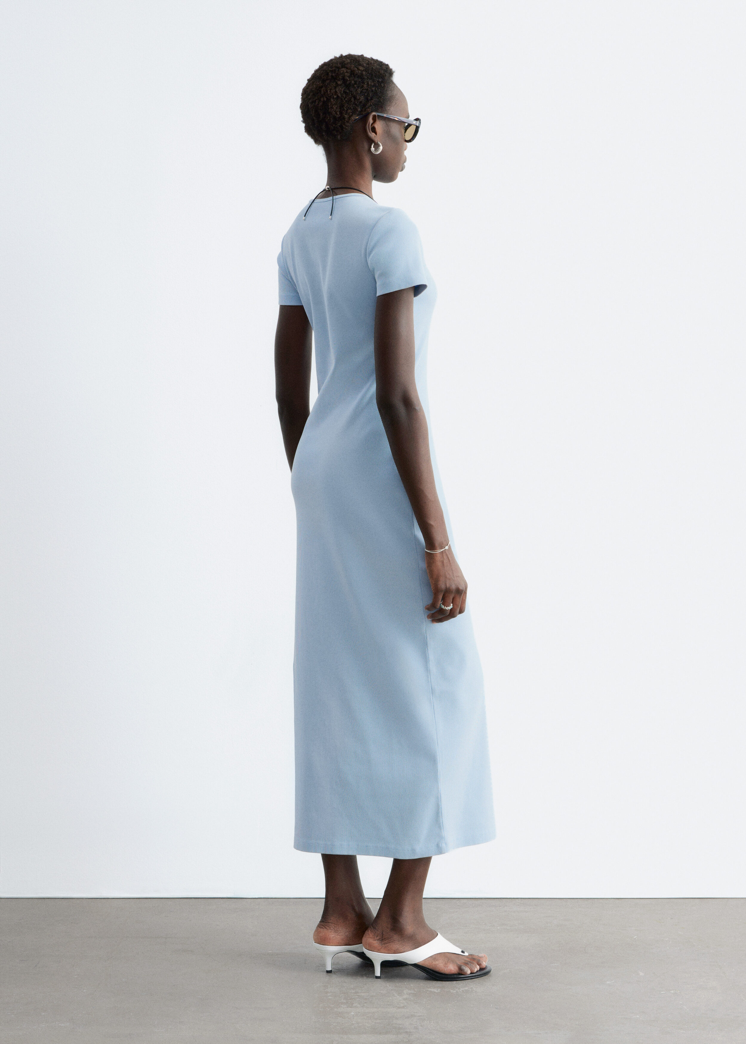 & Other Stories MIDI JERSEY DRESS