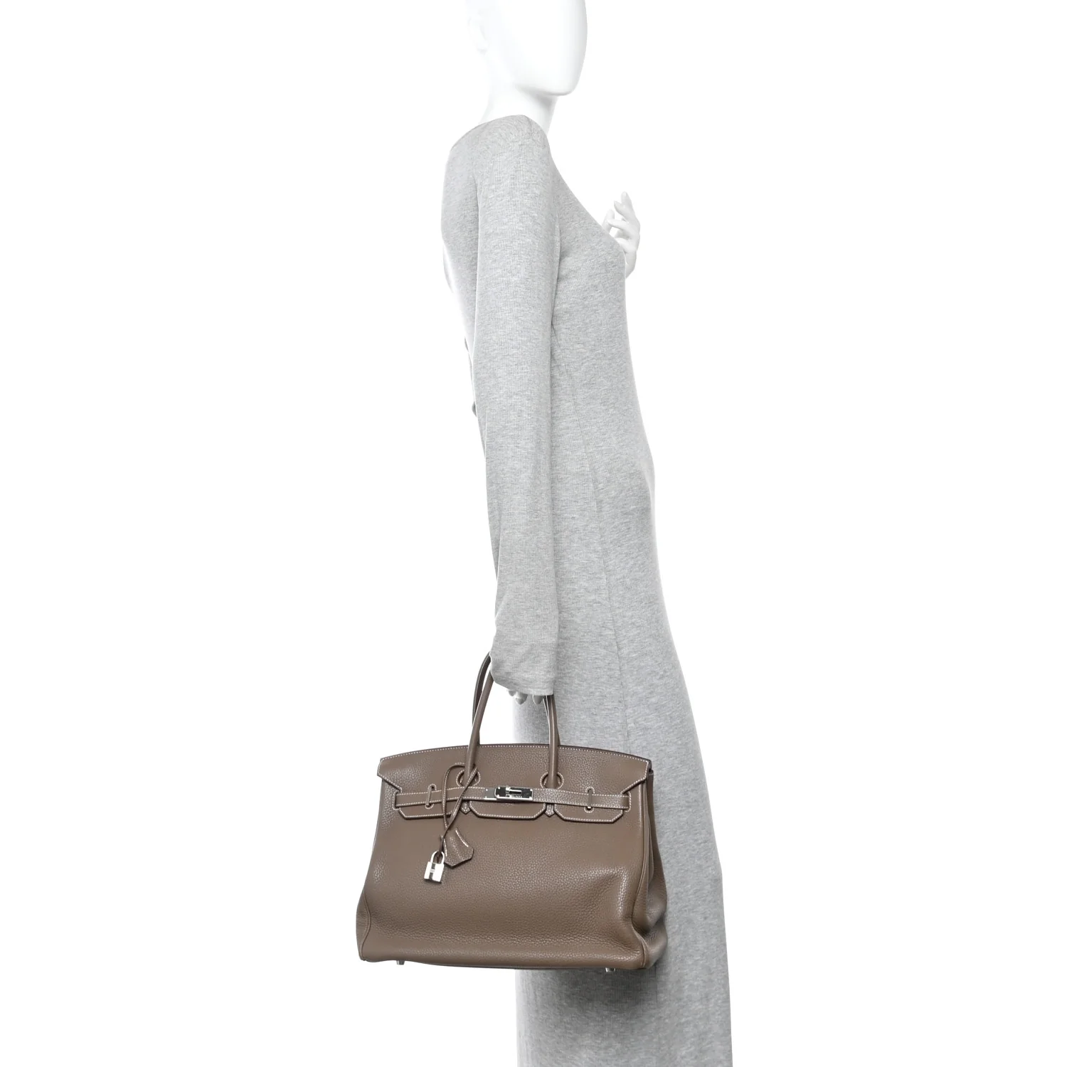 Taurillon Clemence Birkin 35 Etoupe
