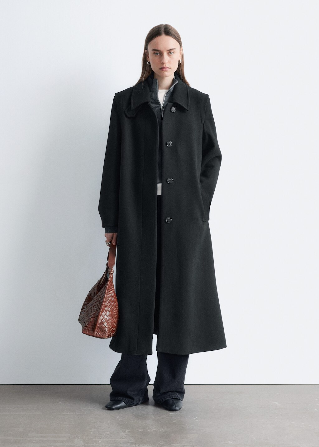& Other Stories WOOL MAXI COAT