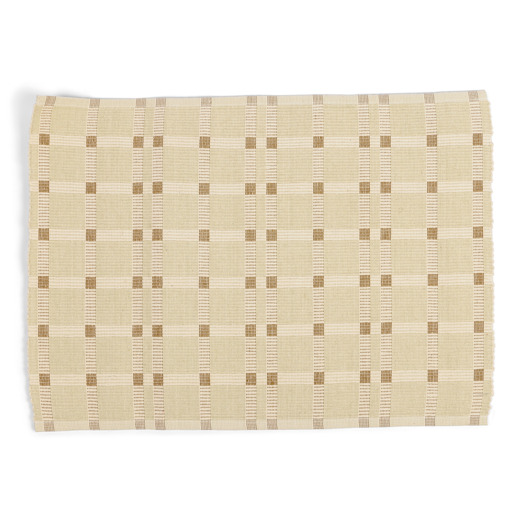 Placemat Fenna block beige  - set van 2