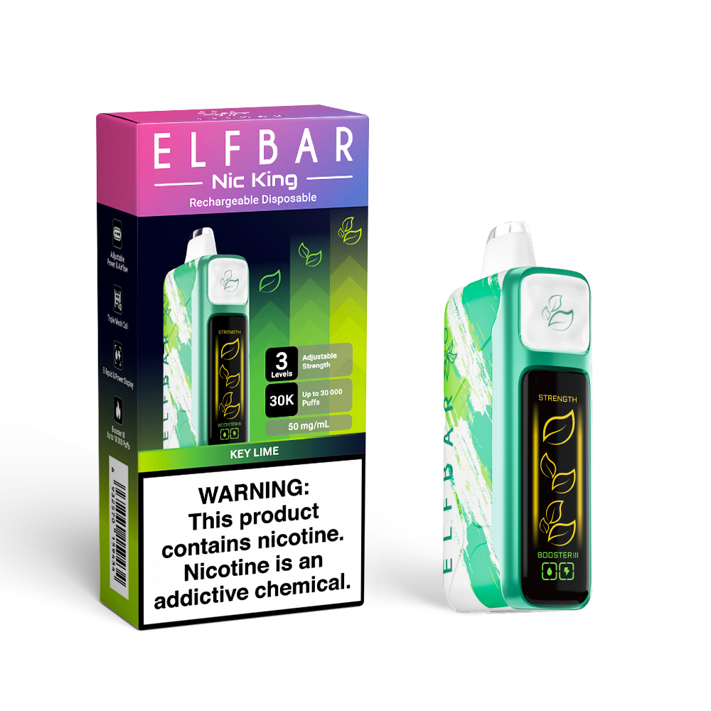ELFBAR NIC KING 30K Rechargeable Disposable Vape (All Flavours)