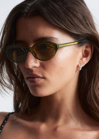 & Other Stories OVAL-FRAME SUNGLASSES