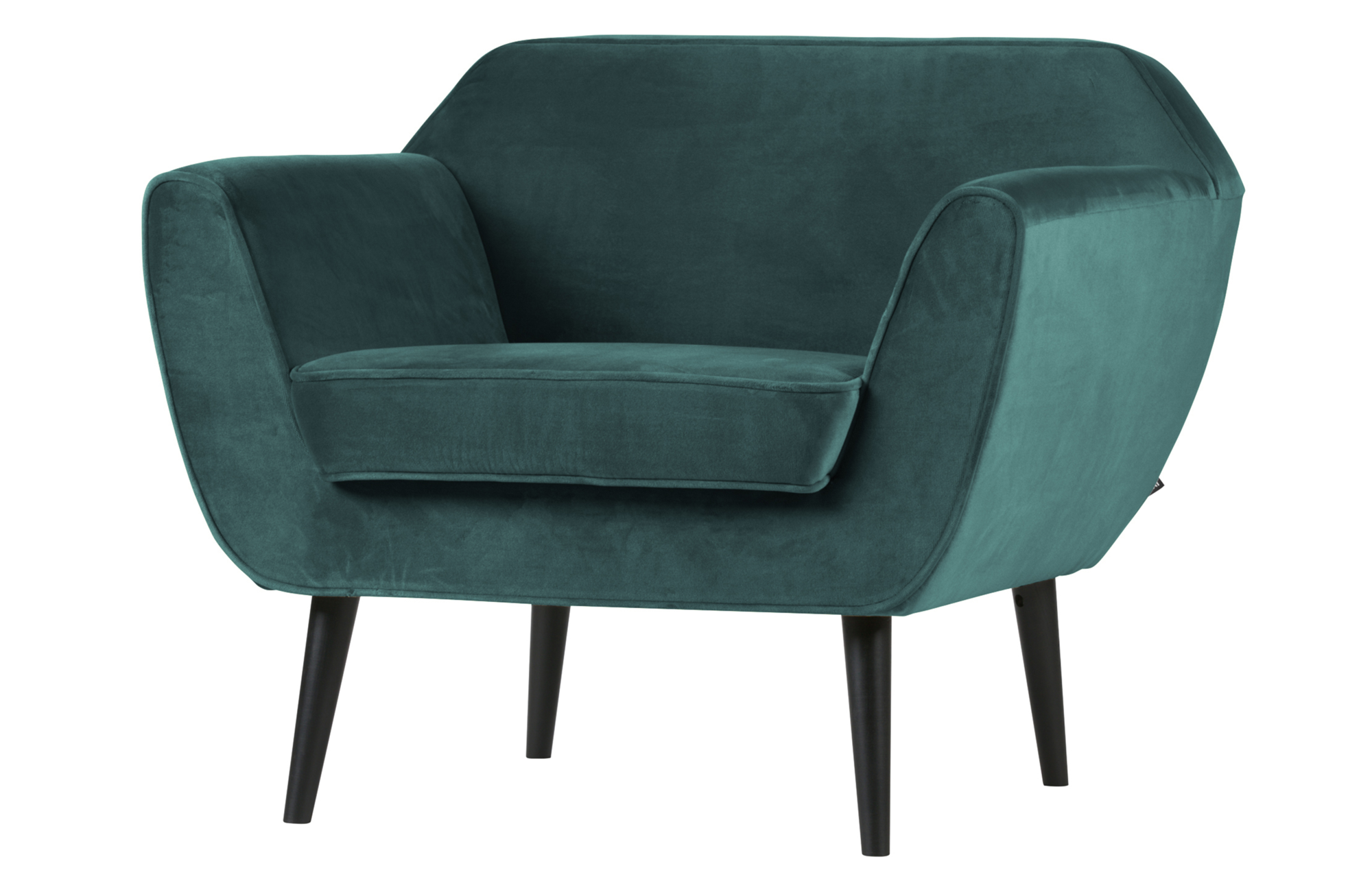 fauteuil Rocco fluweel - Teal