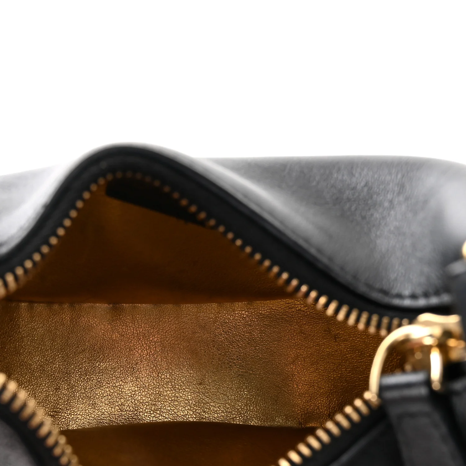 Vitello Grace Matte Nano Fendigraphy Hobo Charm Black - Top Club