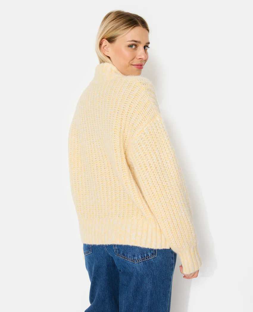 Pimkie Pull grosse maille moulinée col montant