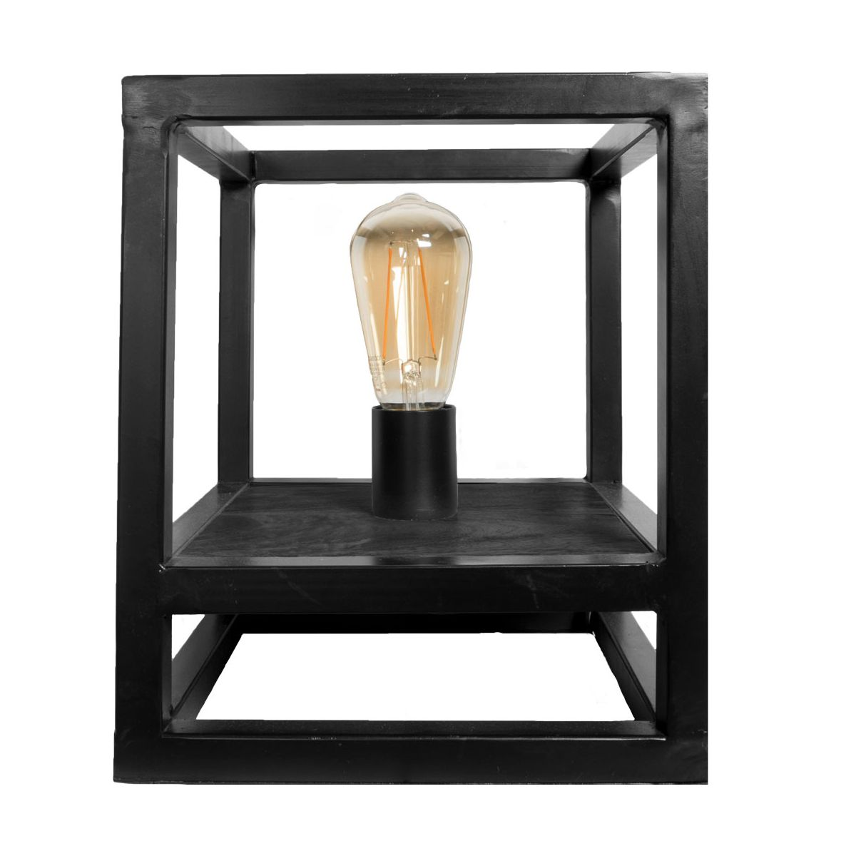 Tafellamp vintage zwart