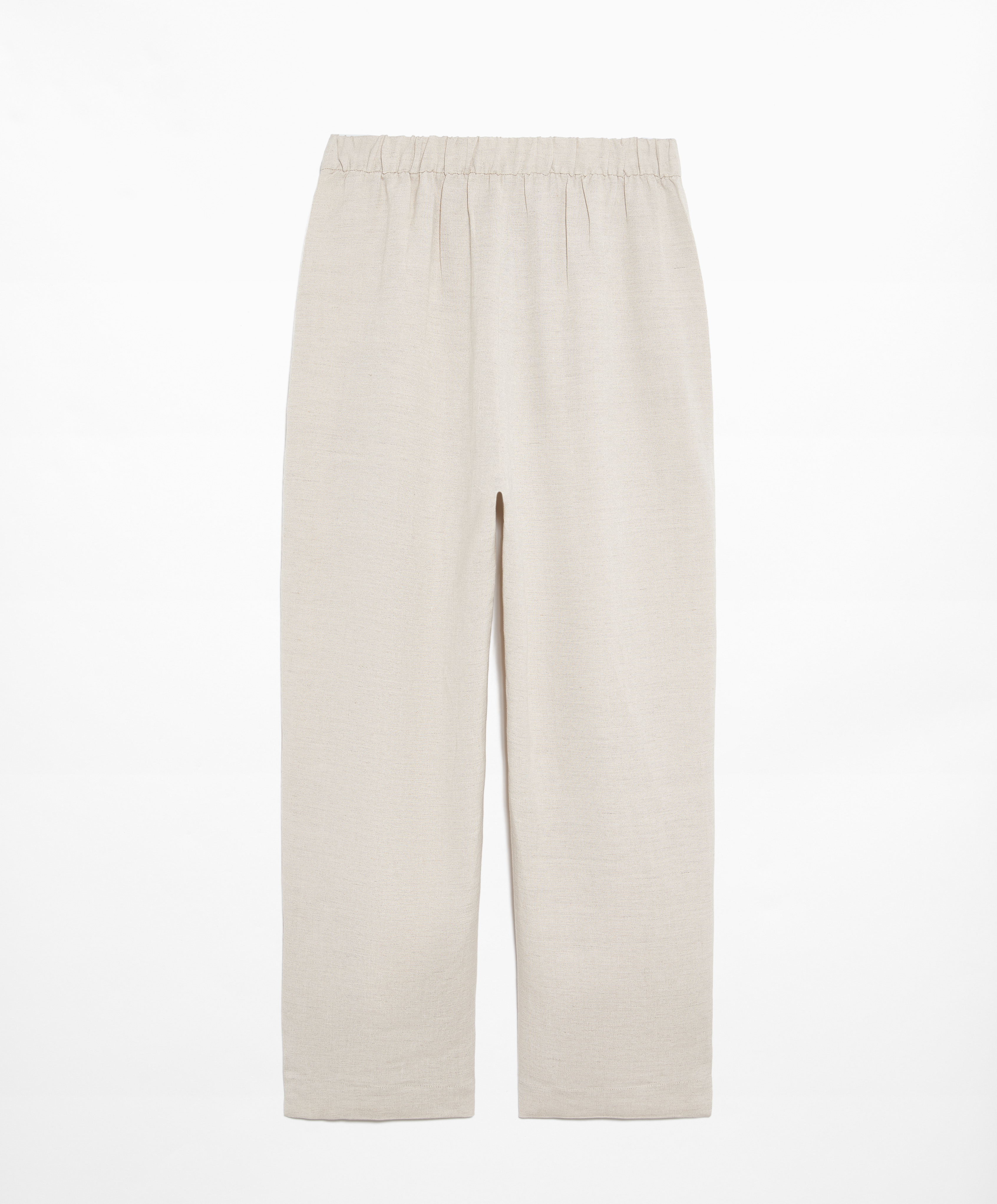 OYSHO Slim-fit trousers with linen