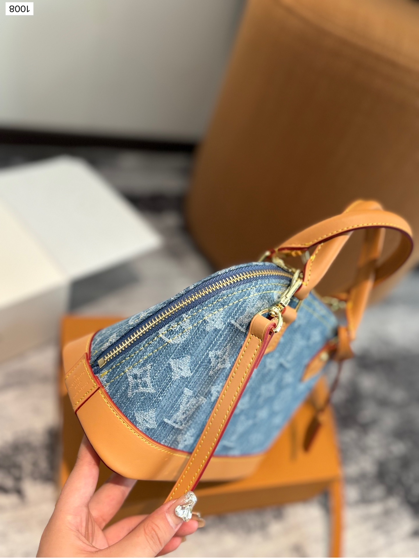 Louis alma bb Retiro denim bag size: 24??18cm - Top Club
