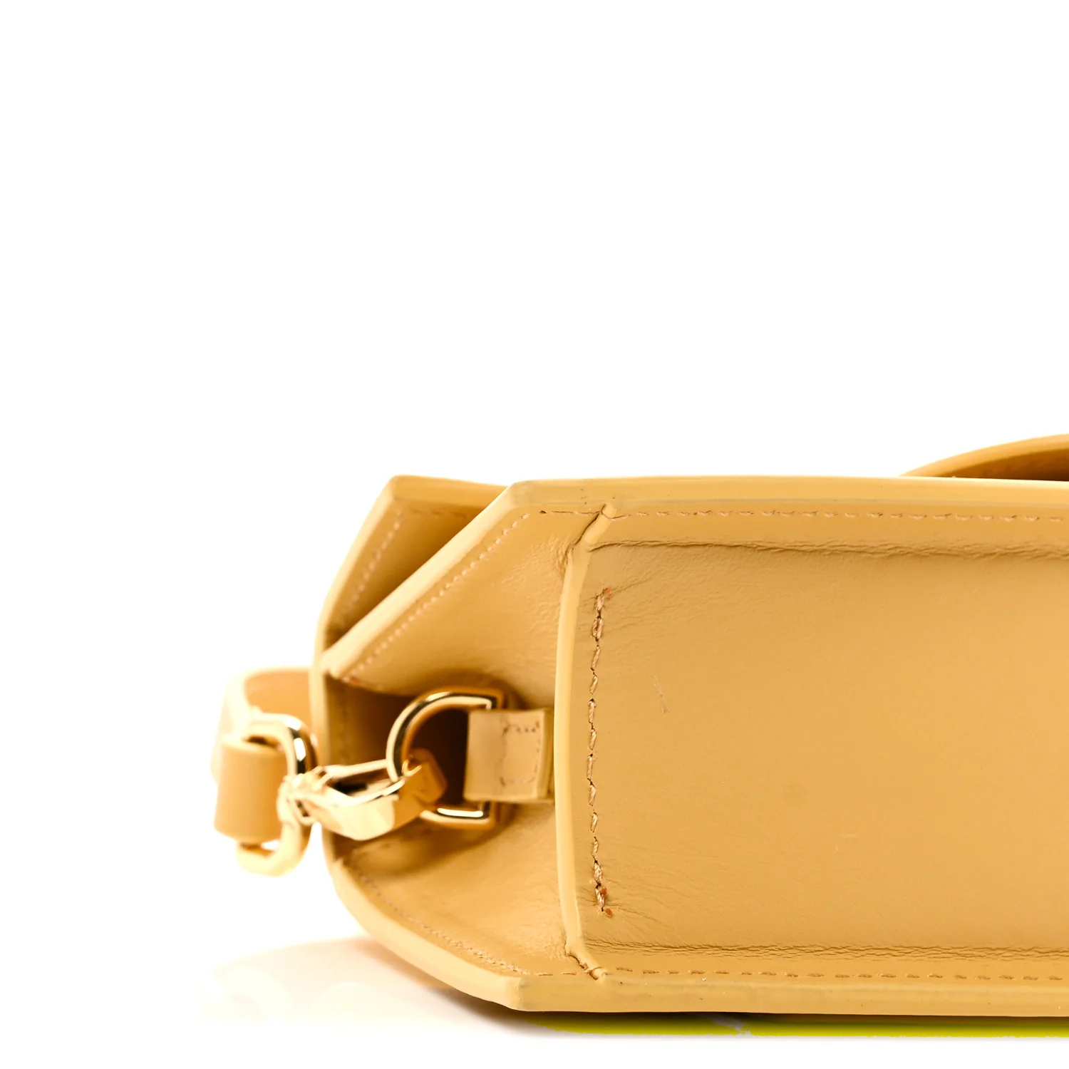 Smooth Calfskin Le Bambino Dark Yellow - Top Club