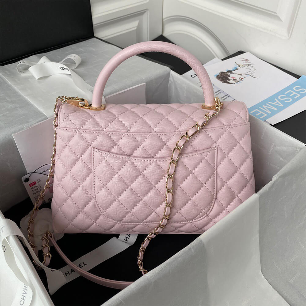 CHANEL Large Flap Bag With Top Handle(high-end grade) - Top Club