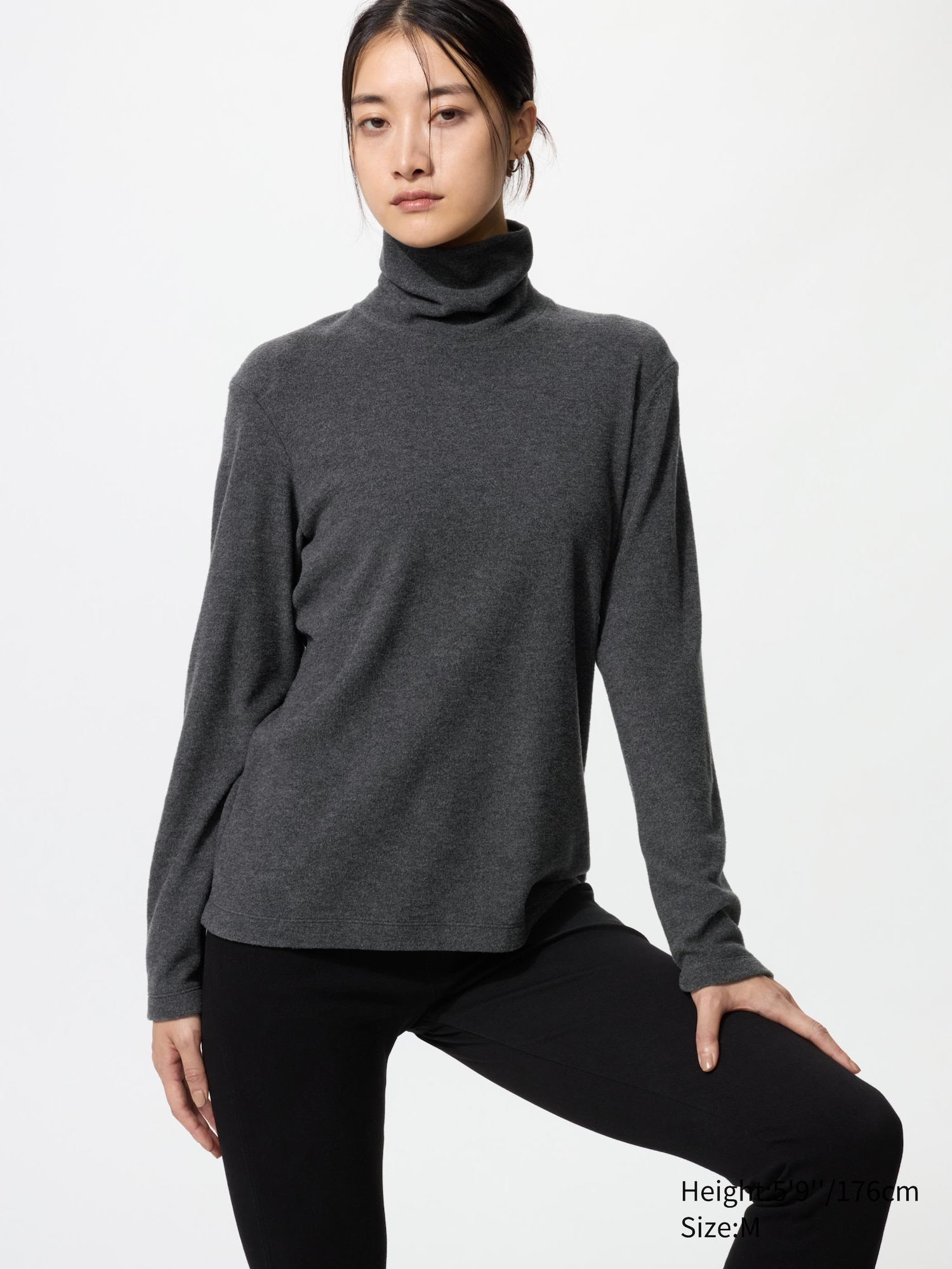 HEATTECH Fleece Turtleneck T-Shirt
