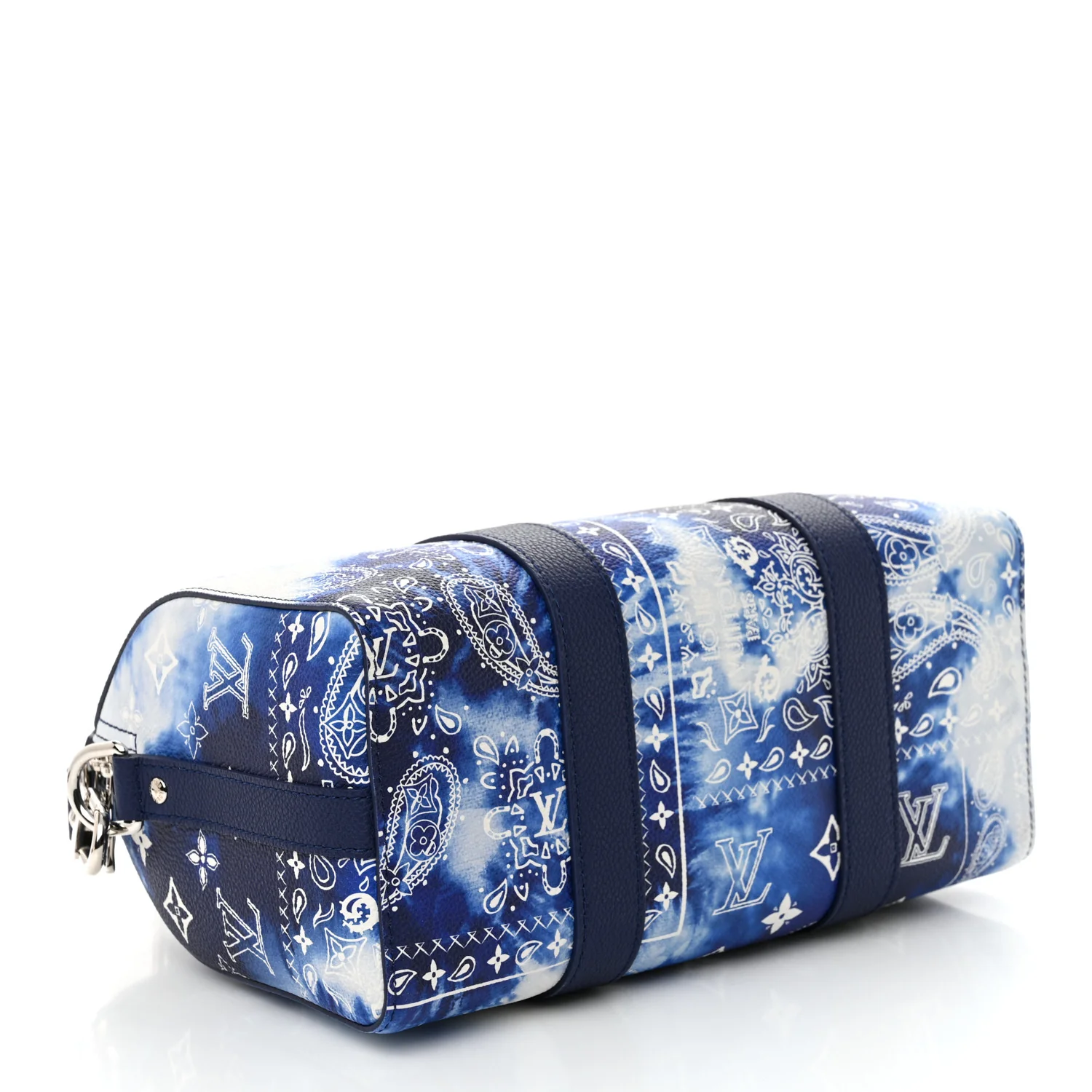 Cowhide Monogram Bandana City Keepall Blue - Top Club
