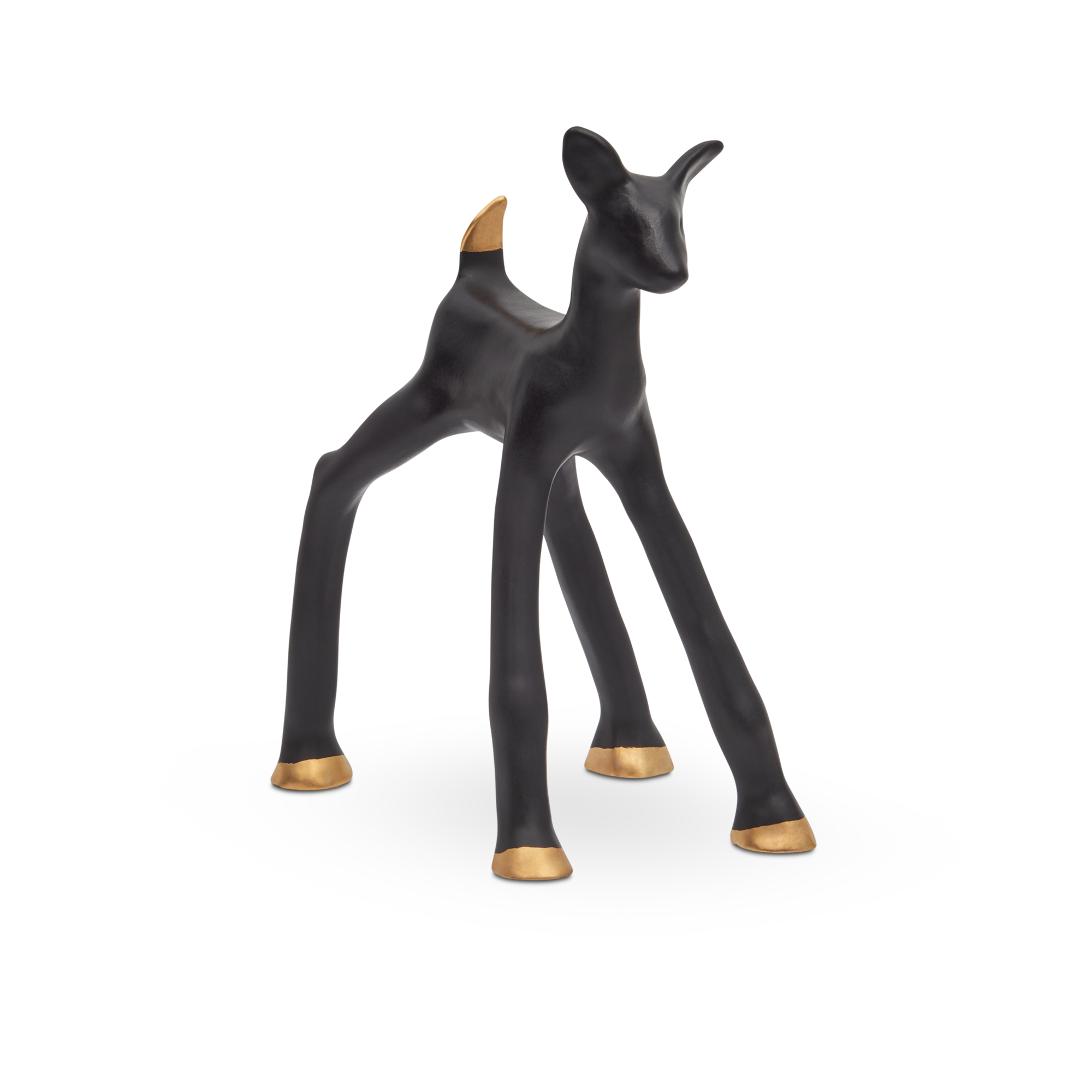 Loods 5 Kunst keramiek Hertje Vixen Holy Black