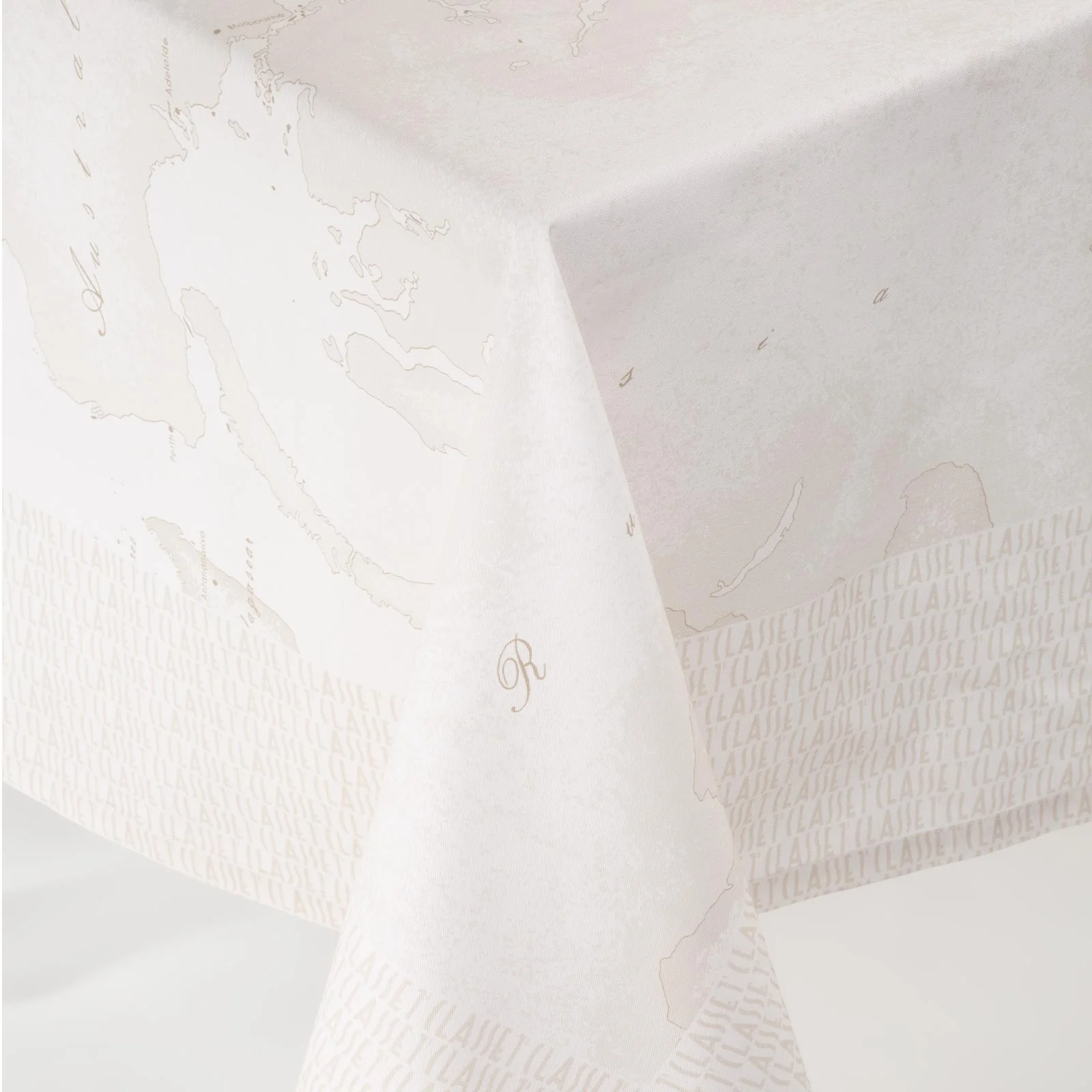 Tovaglia In Cotone Geo White Cm. 150X150 Unica Alviero Martini 1A Classe